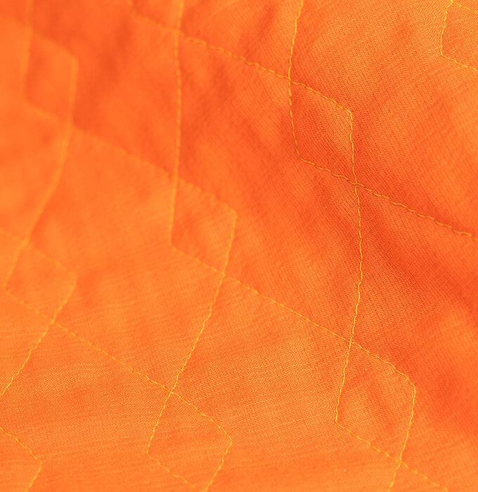 Oranges Gewebe aus Stepp